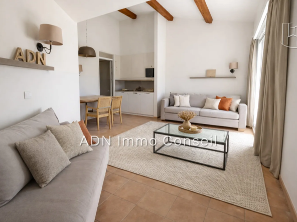 Beau appartement 2 pièces avec terrasse dans le domaine de Pont Royal