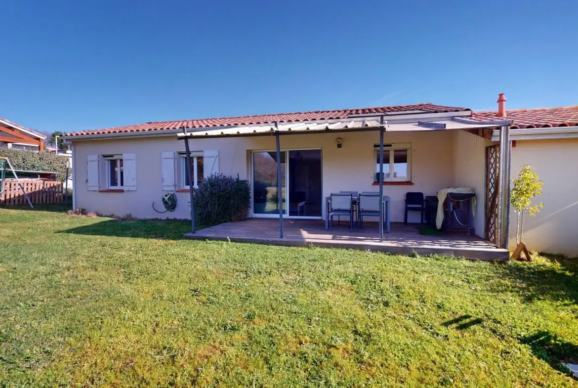 Villa récente de 90 m² à Fonsorbes, secteur calme avec garage et jardin 