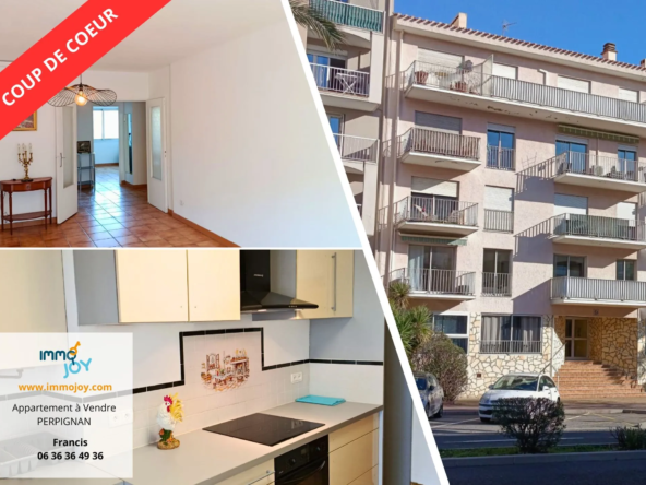 Appartement T3 lumineux de 70 m² à Perpignan avec garage et cave - Secteur Kennedy