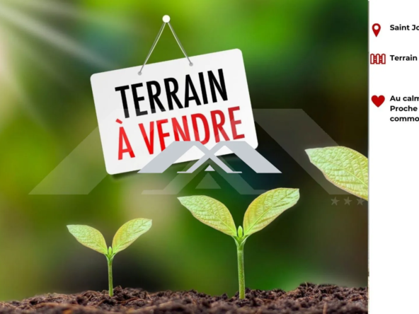 Terrain de 527 m² à vendre à Saint-Joseph, proximité centre et commodités