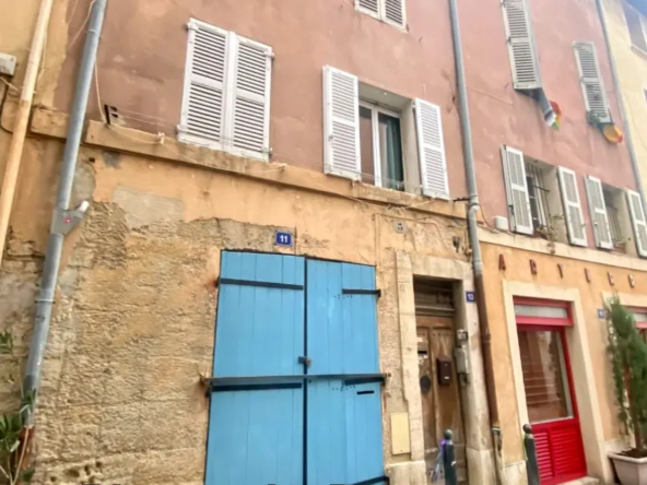 Appartement de 40m² à rénover dans le Quartier du Panier à Marseille