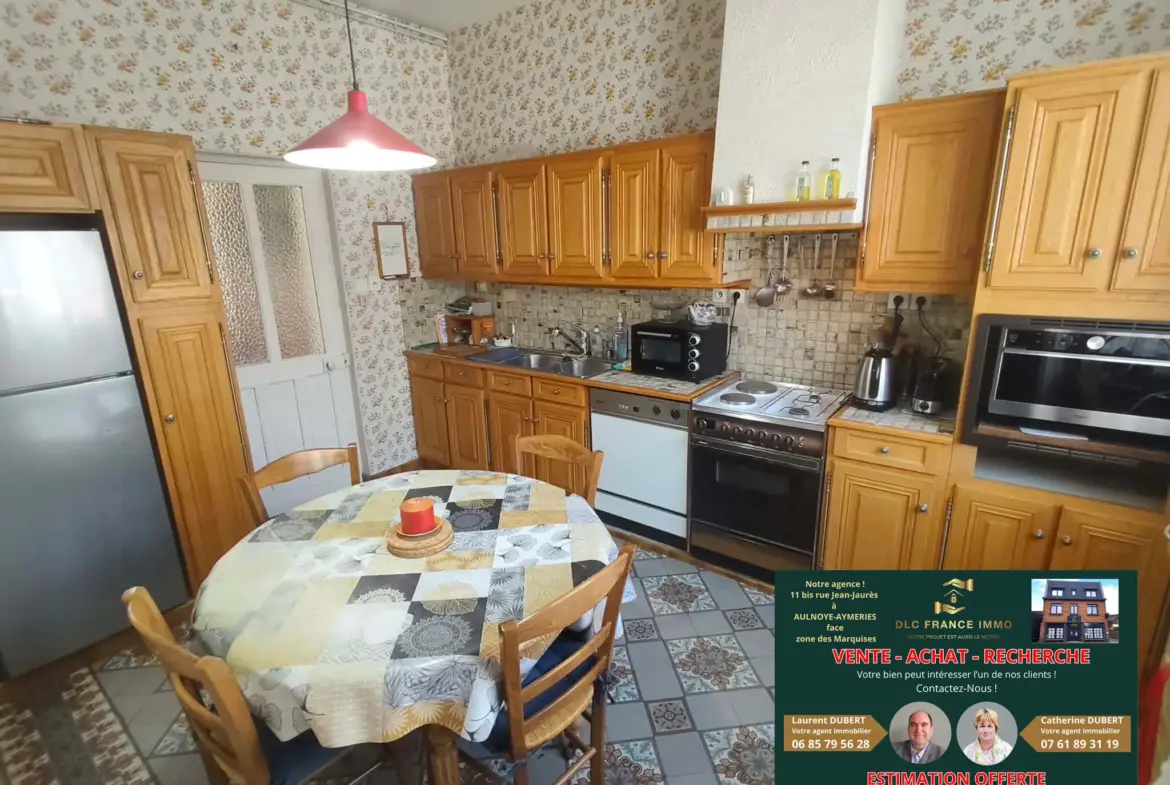 Très jolie maison avec 5 chambres et jardin à Aulnoye-Aymeries 