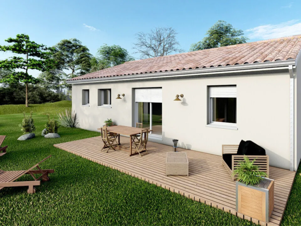 Maison neuve à Lalinde - Modèle ANKARA, 2 chambres, garage, terrain 900 m²