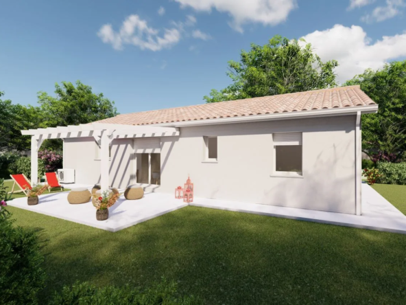 Maison neuve à Creysse - Modèle Paris avec 3 chambres et garage - Terrain 1600 m²