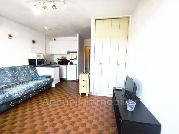 Studio vue mer à Port Camargue avec piscine et parking sécurisé