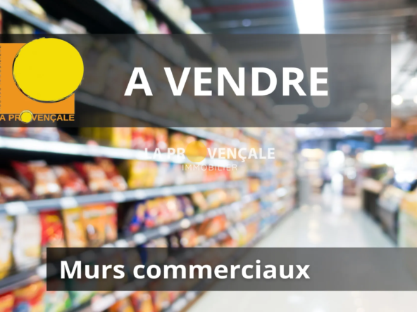 À vendre murs commerciaux à Trets, emplacement stratégique, 70 m² en bon état
