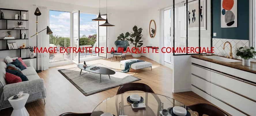 Appartement T3 à Épinay-sur-Seine avec TVA réduite, livraison 2028, 64 m² habitables 