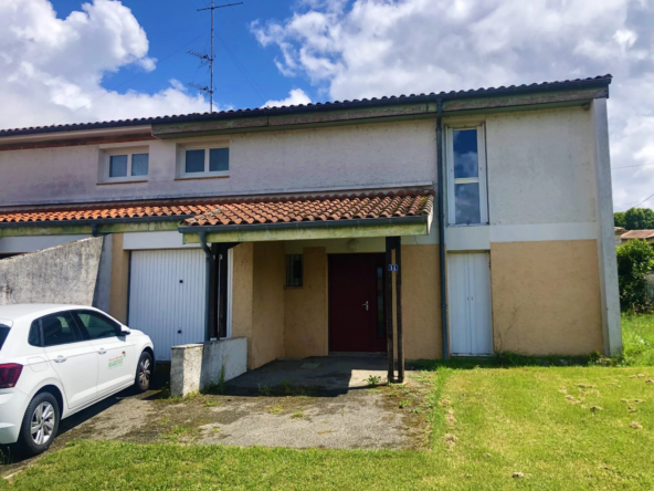 A vendre pavillon T4 de 78 m² avec garage à Cazes-Mondenard