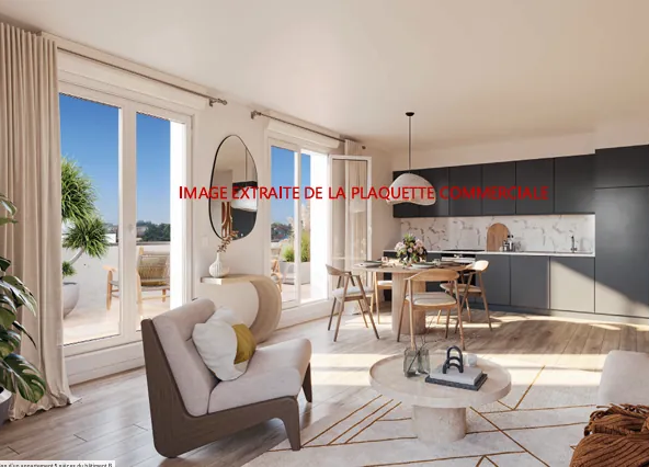Appartement T3 neuf à Lieusaint avec terrasse et parking - Livraison 2027