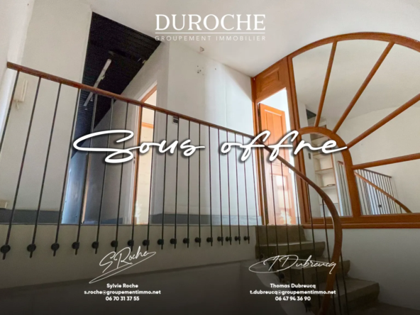 Bureau de 62 m² à Orange, potentiel de transformation en logement avec cave et balcon
