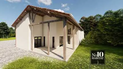 Grange à rénover à Mauvezin avec projet d’aménagement et garage