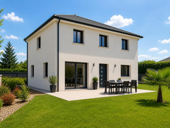 Magnifique maison à étage avec jardin à Tôtes - 108 m² habitable