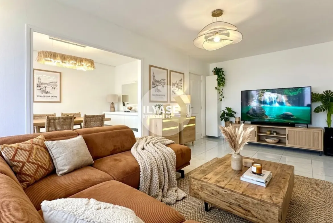 Appartement T5 de 84 m² avec 2 balcons à Chalon-sur-Saône 