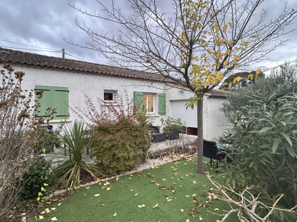 Maison de plain-pied à Gignac de 98 m² avec terrasse et terrain clos