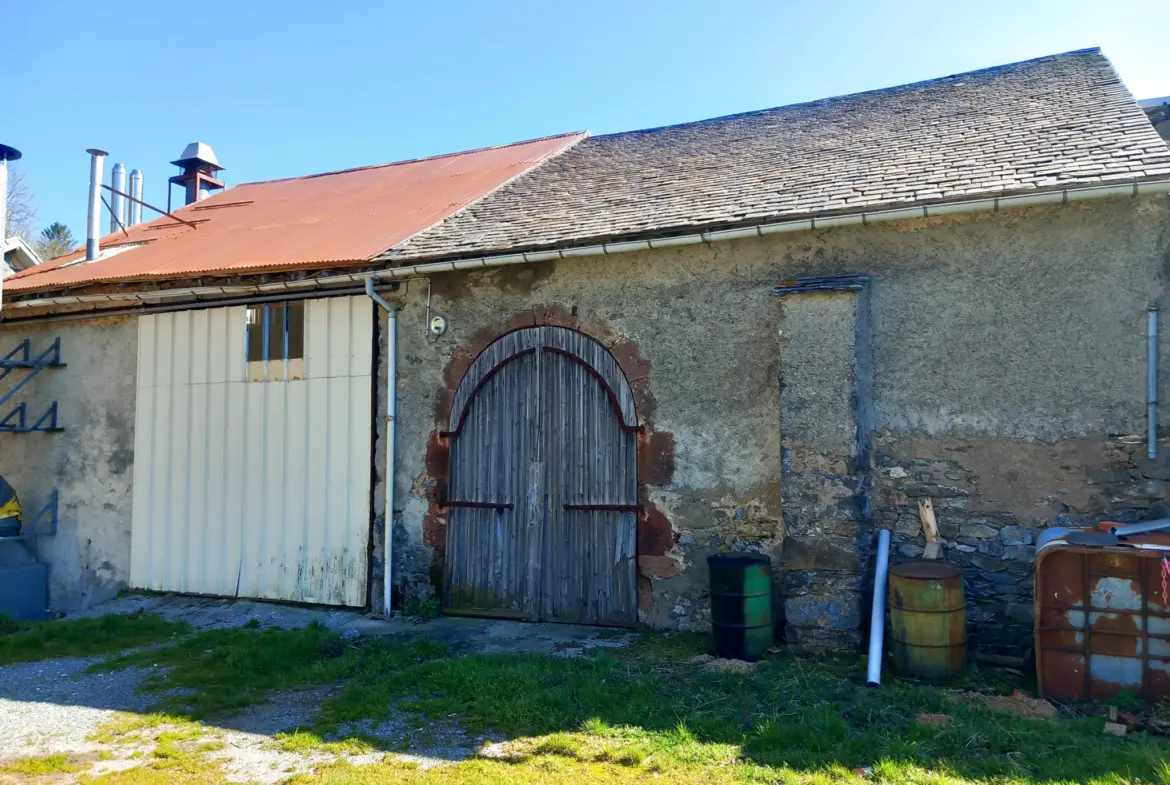 Ancien bâtiment artisanal à vendre à Barre (81) - potentiel commercial et résidentiel 