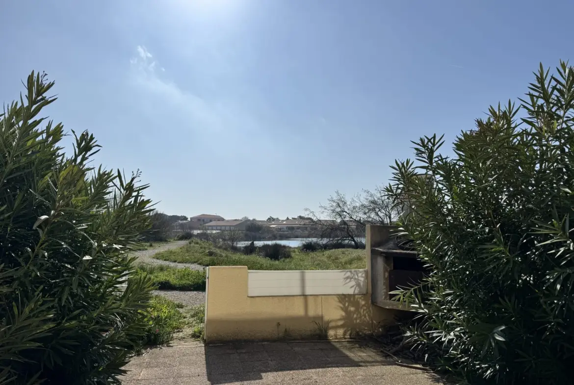 Appartement 2 pièces avec terrasse et vue lagune à Gruissan - Les Ayguades 