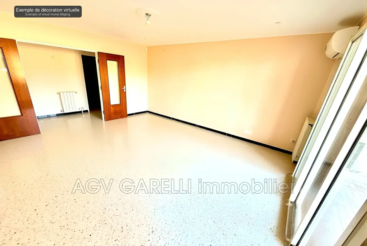 Appartement 3 pièces avec terrasse de Toulon Ouest, cave et ascenseur 
