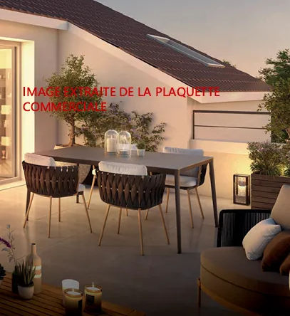 Appartement T2 neuf à Crécy-la-Chapelle avec jardin, balcon et parking - Livraison 2028