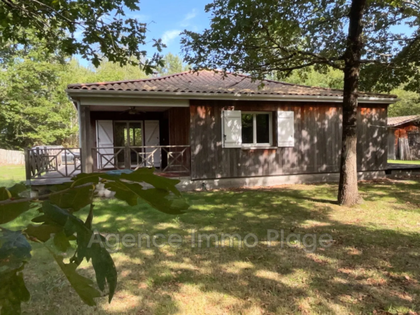 À vendre maison en bois de 80 m² proche de l'océan à Grayan-et-l'Hospital