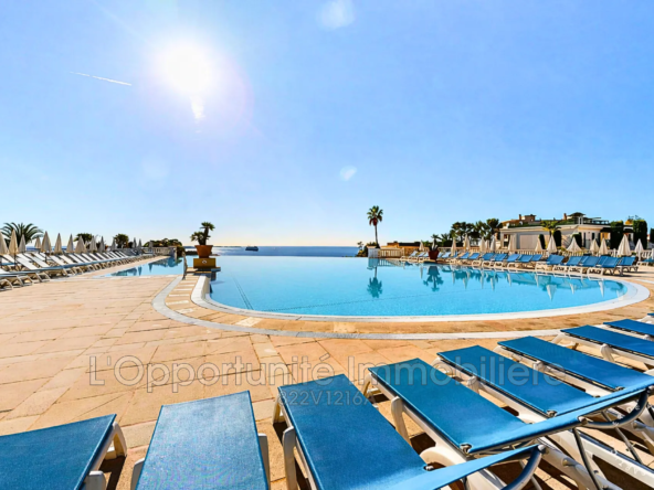 Appartement 2 pièces avec vue mer à Cannes – Résidence avec piscine et parking