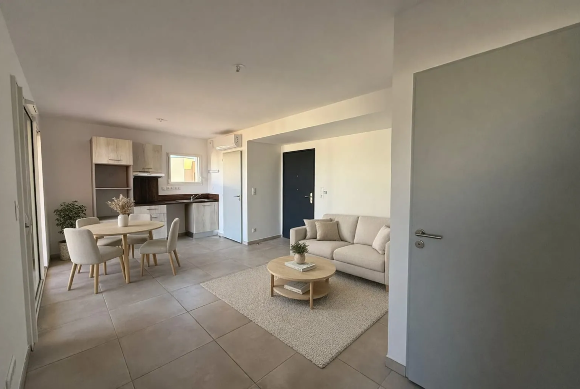 Appartement T3 neuf avec terrasse à Sérignan, proche Béziers et Méditerranée 