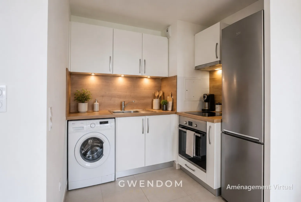 Appartement T2 neuf 43 m² avec terrasse à Torcy en vente 