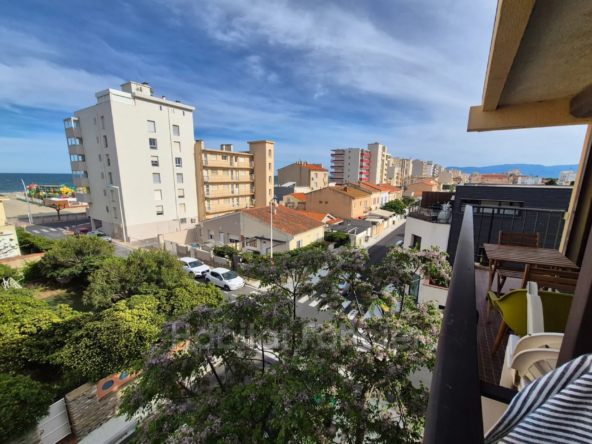 Studio à vendre de 17 m² avec terrasse et vue mer à Canet-en-Roussillon