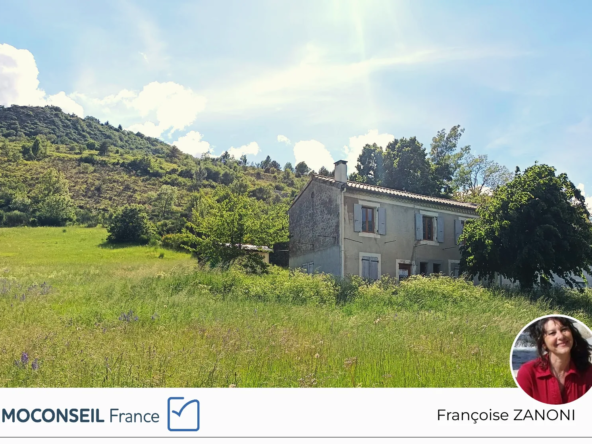 Maison à rénover avec grand terrain à Privas, 95 m² habitables