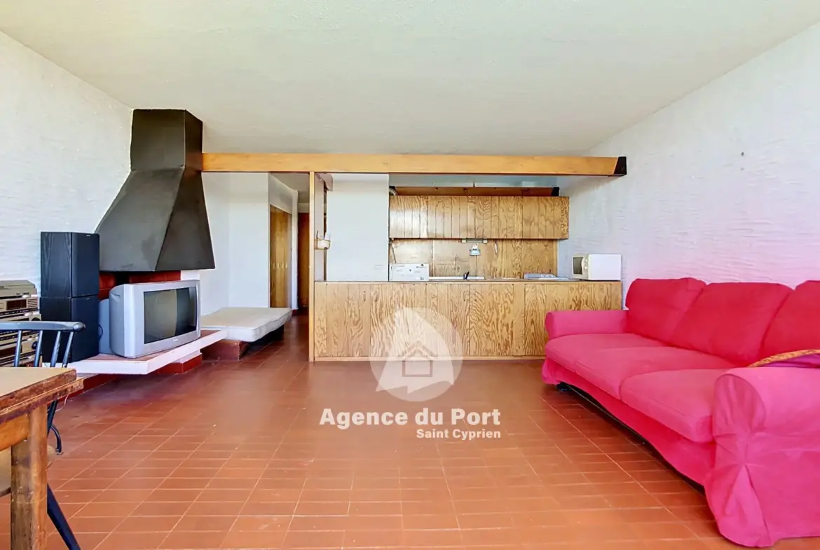 Appartement T2 avec Vue Mer à Saint-Cyprien - Investissement idéal 