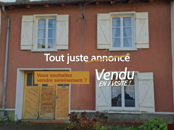 Maison de village à rénover avec grand terrain à Ognéville, proche Vézelise