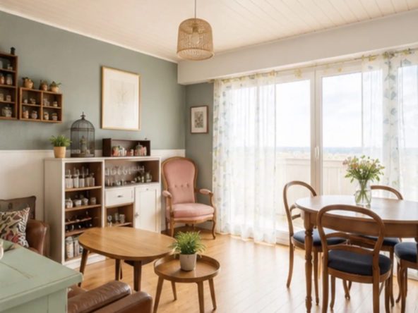 Appartement T3 bis lumineux avec balcon et parking à Bègles