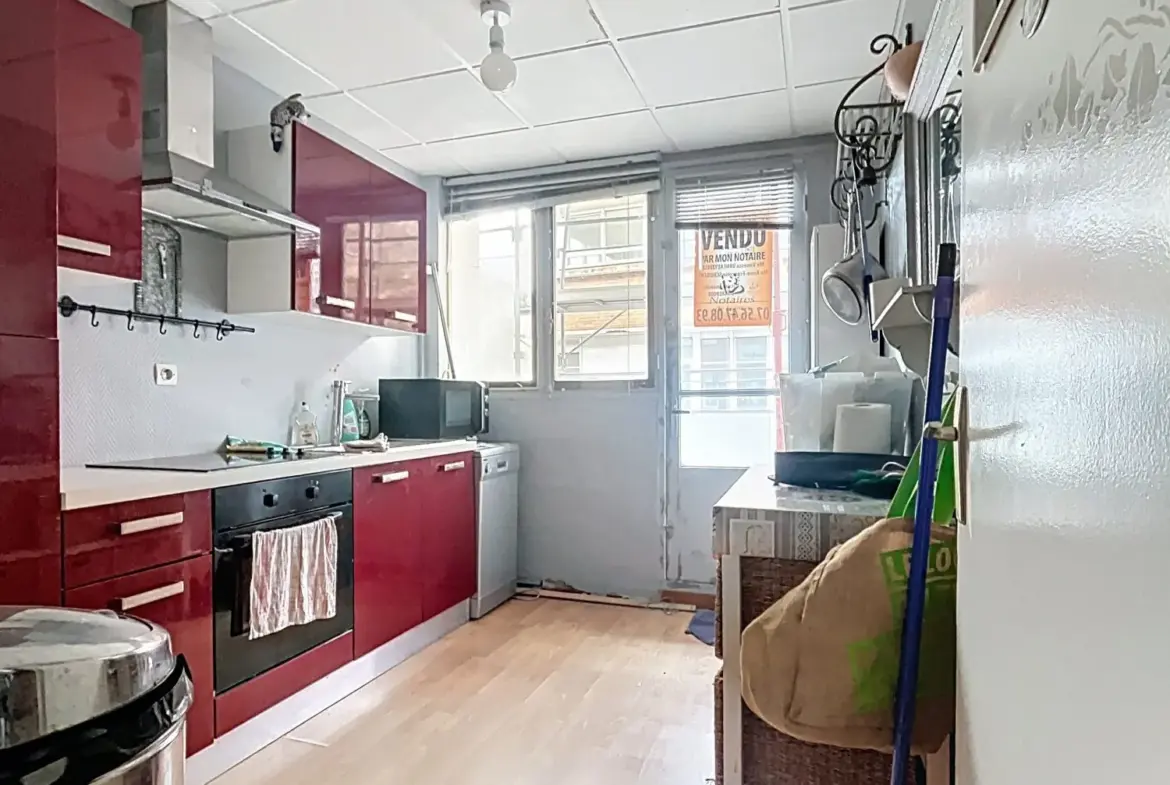 Appartement à vendre à Dunkerque hyper centre - 1 chambre, balcon, caves 