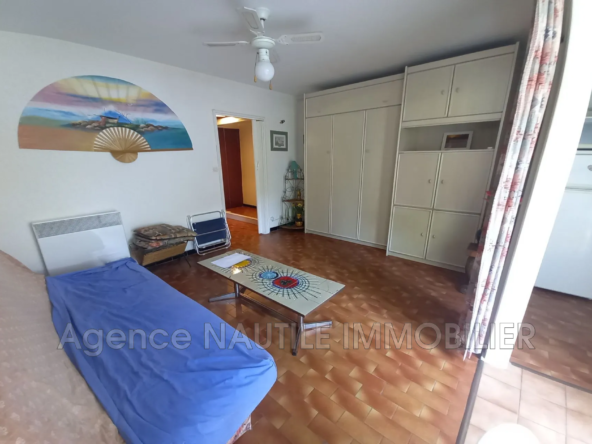 Vente Studio Cabine Lumineux avec Loggia à La Grande-Motte