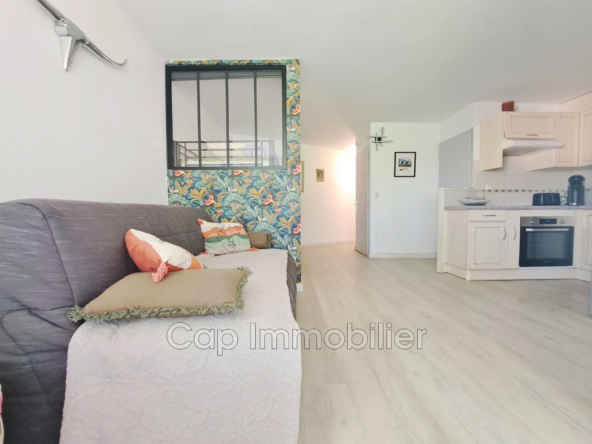 Appartement 2 pièces avec alcôve à Cap d'Agde, proximité plage et commerces, piscine sécurisée