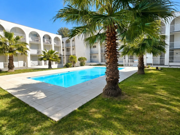 Appartement T2 de 30,7 m² avec balcon et garage sécurisé à Montpellier