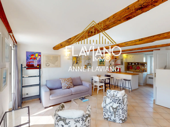 Studio lumineux en centre-ville de Barcelonnette avec vue montagne