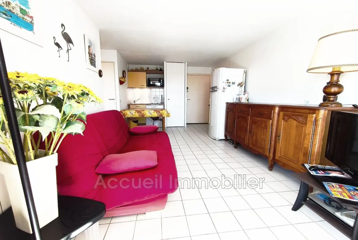 Bel appartement en angle avec vue dégagée à Port Camargue - 3 pièces 