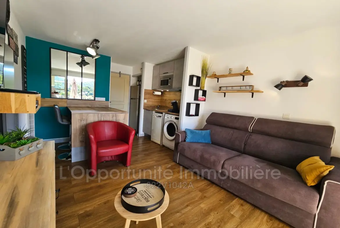 Charmant appartement 2 pièces avec terrasse à Agay, idéal pour investissement ou pied-à-terre près de la mer 