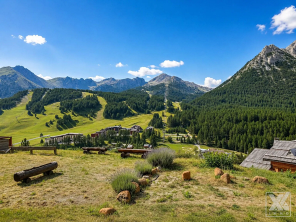 Exclusif : Appartement T2 rénové avec jardin et vue montagne à Montgenèvre