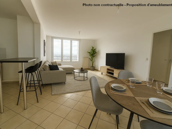 À vendre appartement T3 de 66,25 m² à Lyon 9ème avec balcon et parking