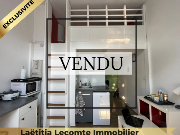 Charmant studio à vendre à Rennes, idéal investisseur, 18,96 m², avec stationnement
