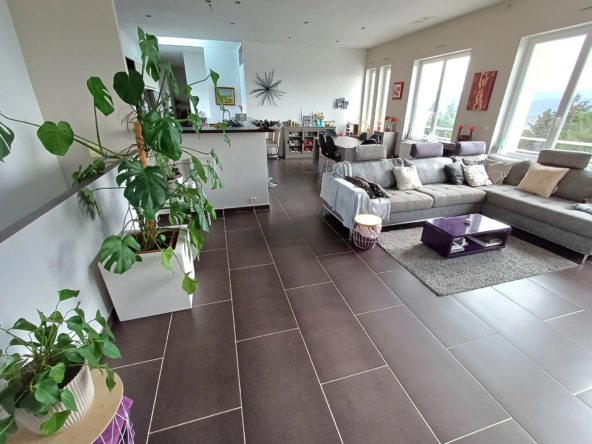 Loft de 129 m² rénové avec 3 chambres, cave et stationnement à Aubenas