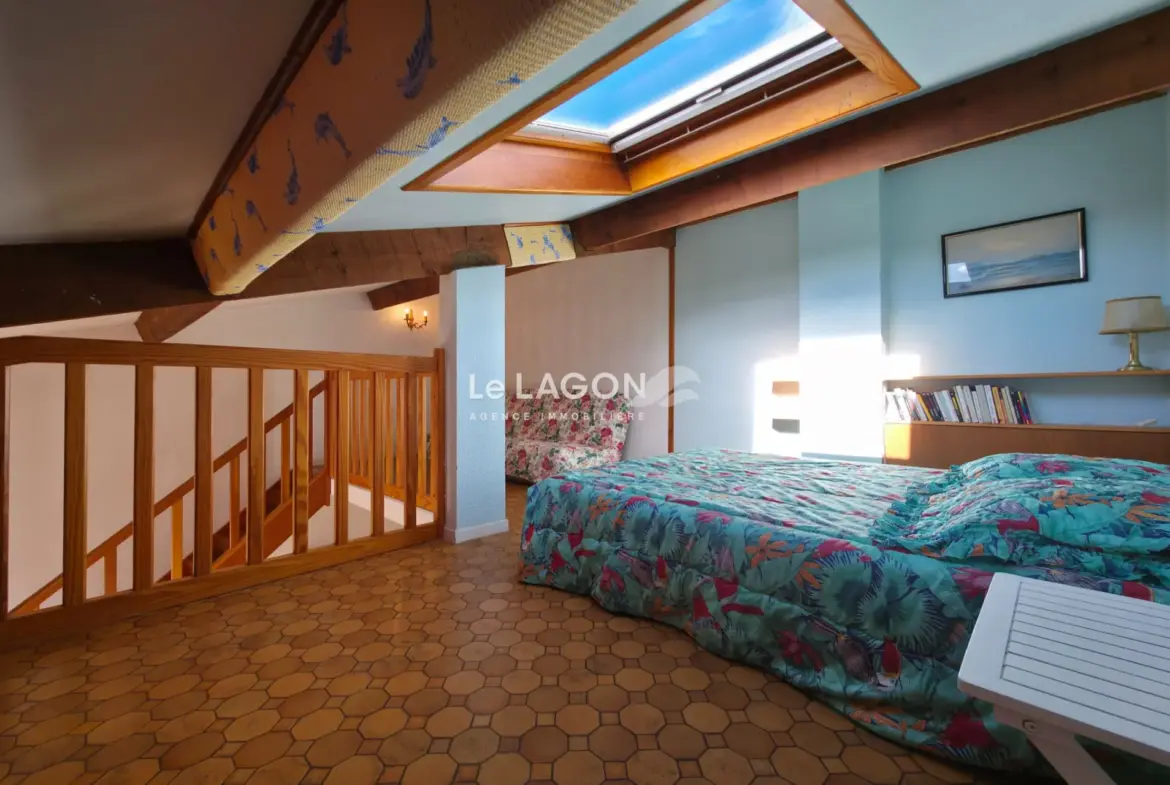Charmante maison avec jardin et mezzanine à Saint-Cyprien-Plage 