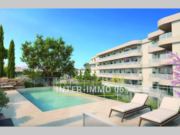 Studio neuf avec terrasse et piscine à Saint-Laurent-du-Var, livraison 2028