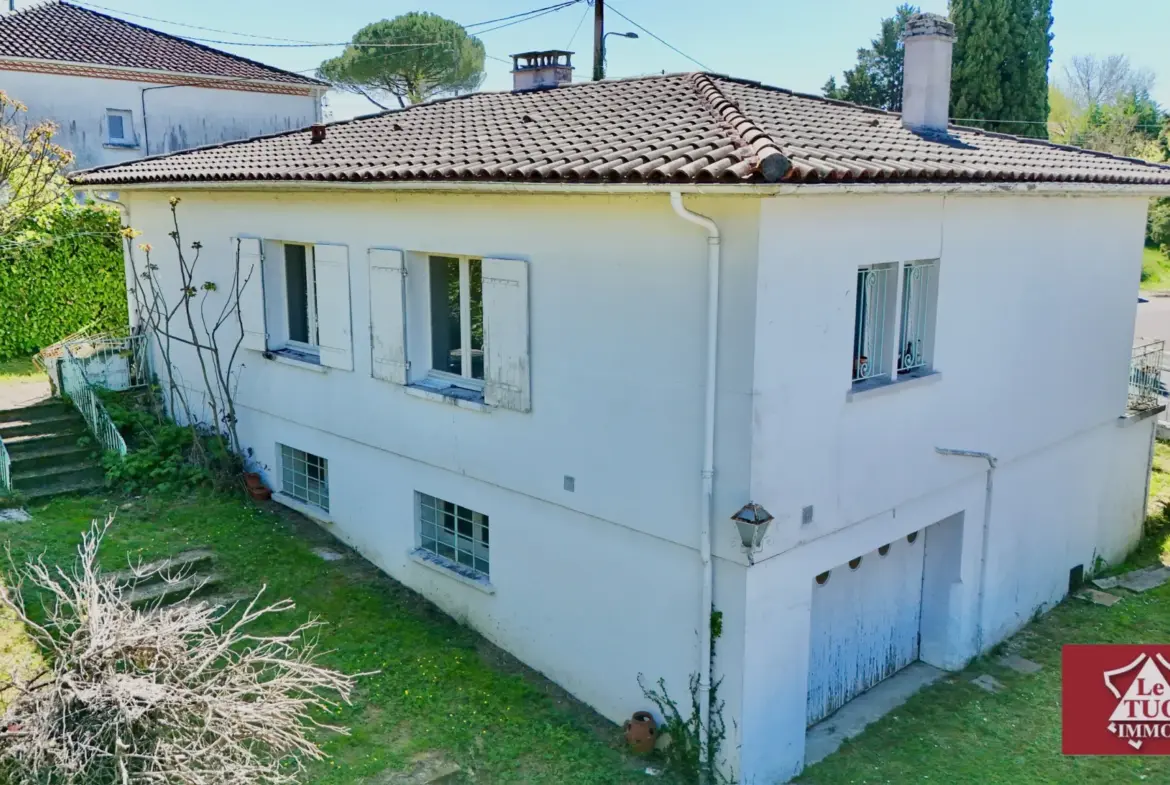 Villa à Penne d’Agenais avec jardin, garage, à proximité des commerces 