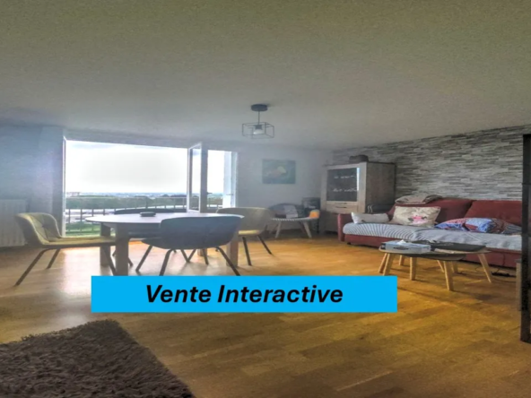 Bel appartement de 57 m² à Limoges avec vue panoramique et dernier étage