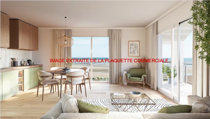 Appartement T3 neuf à Cayeux-sur-Mer livré en 2028, parking inclus 