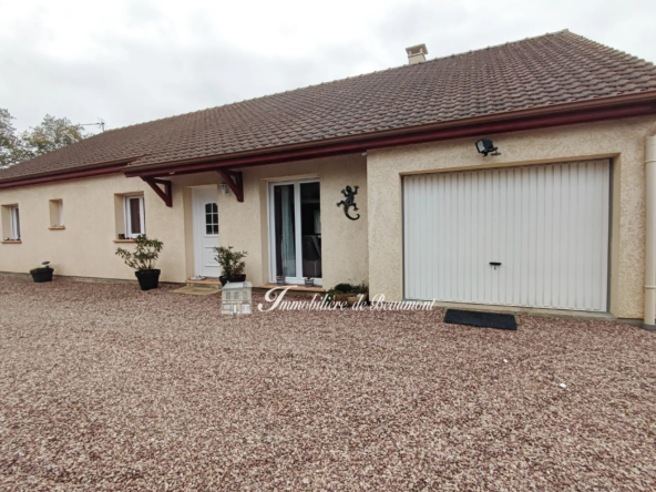 Maison de plain-pied à vendre proche de Beaumont-le-Roger - Confort et tranquillité à la campagne