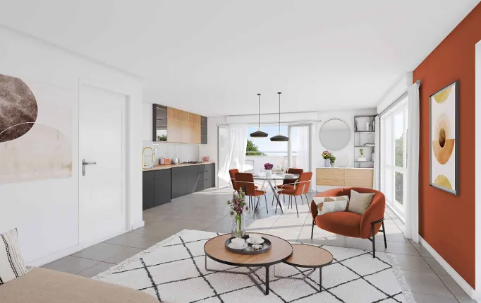 Studio neuf à Gonesse de 25,44 m² avec livraison en 2028 