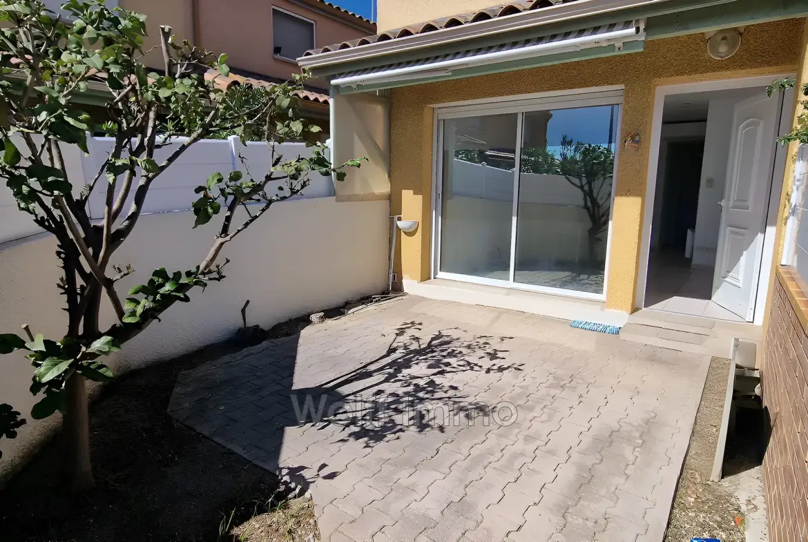 Maison T3 avec terrasse et garage à Canet-en-Roussillon - Quartier Alizés 